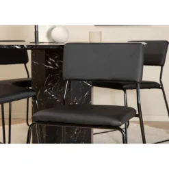 Marbs Rundt Spisebordssæt - Sort