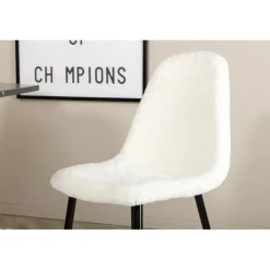 Marbs Rundt Spisebordssæt - Sort og Hvid