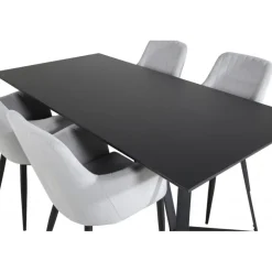 Marina e Spisebordssæt - Sort og Grå