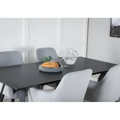 Marina e Spisebordssæt - Sort og Grå