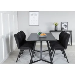 Marina e Spisebordssæt - Sort