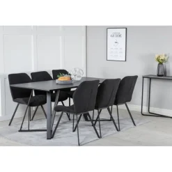 Marina e Spisebordssæt - Sort