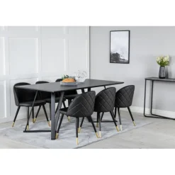 Marina e Spisebordssæt - Sort