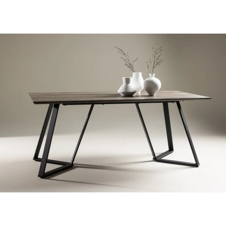 Marina Spisebord - Sort og Grå