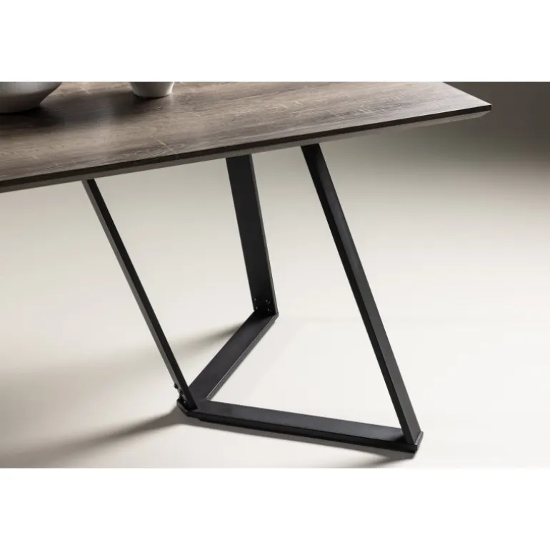 Marina Spisebord - Sort og Grå