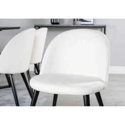 Marina Spisebordssæt - Beige og Sort