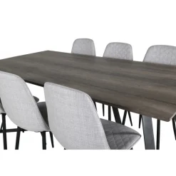 Marina Spisebordssæt - Sort og Grå