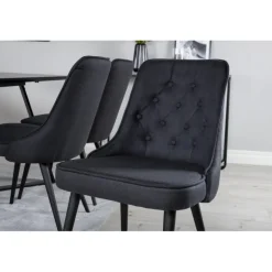 Marina Spisebordssæt - Sort