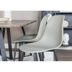 Marina Spisebordssæt - Sort og Grå