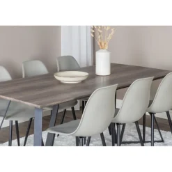 Marina Spisebordssæt - Sort og Grå