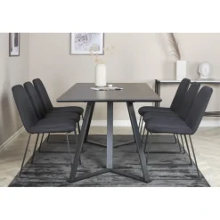 Marina Spisebordssæt - Sort