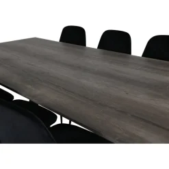 Marina Spisebordssæt - Sort og Grå