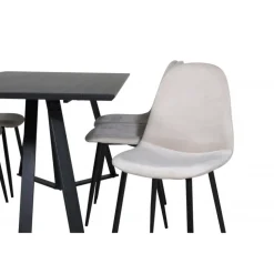 Marina t Spisebordssæt - Beige og Sort