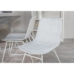 Marina t Spisebordssæt - Grå, Natur og Hvid