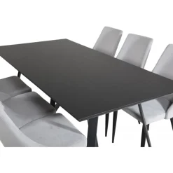 Marina t Spisebordssæt - Sort og Grå