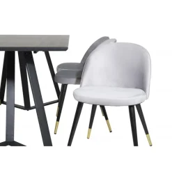 Marina t Spisebordssæt - Sort og Grå