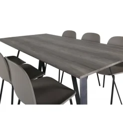 Marina t Spisebordssæt - Sort og Grå