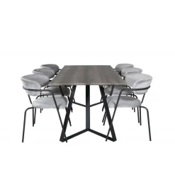 Marina t Spisebordssæt - Sort og Grå