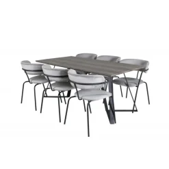 Marina t Spisebordssæt - Sort og Grå