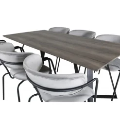 Marina t Spisebordssæt - Sort og Grå