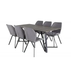 Marina t Spisebordssæt - Sort og Grå