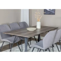 Marina t Spisebordssæt - Sort og Grå