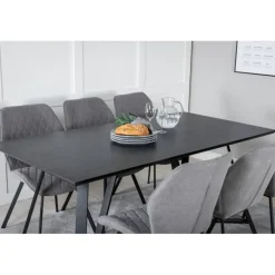Marina t Spisebordssæt - Sort og Grå