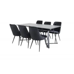 Marina t Spisebordssæt - Sort
