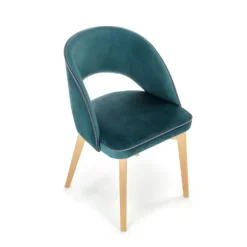 MARINO Spisebordsstol, - velour - MONOLITH 37 (Mørkegrøn)