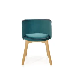 MARINO Spisebordsstol, - velour - MONOLITH 37 (Mørkegrøn)