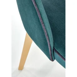 MARINO Spisebordsstol, - velour - MONOLITH 37 (Mørkegrøn)