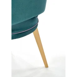 MARINO Spisebordsstol, - velour - MONOLITH 37 (Mørkegrøn)