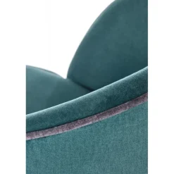 MARINO Spisebordsstol, - velour - MONOLITH 37 (Mørkegrøn)