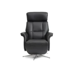 Mars 4 lænestol m/elbetjent fodskammel/ryg – læder