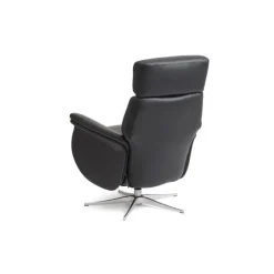 Mars 4 lænestol m/elbetjent fodskammel/ryg – læder