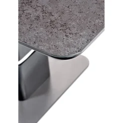 MARTIN bord MørkeGrå, ben Sorte