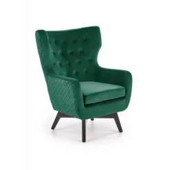 MARVEL l. stol, - Mørkegrøn velour