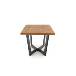 MASSIVE Spisebord med udtræk, - lys eg / Sort