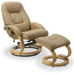 MATADOR lænestol med skammel - Beige