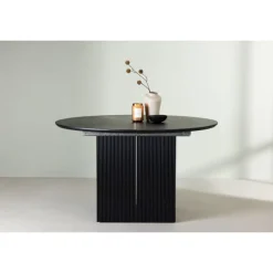 Matilda Rundt spisebord - Sort