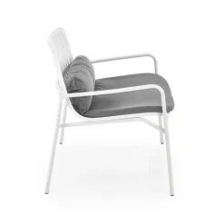 MELBY Hvilestol, Hvid/Grå