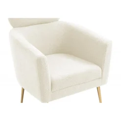 MELISA lænestol cream / guld