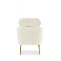 MELISA lænestol cream / guld