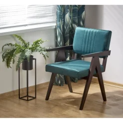 MEMORY stol, ibenholt / Mørkegrøn Monolith 37