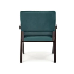 MEMORY stol, ibenholt / Mørkegrøn Monolith 37