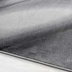 Miami Kortluvet tæppe Abstrakt - Sort