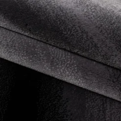 Miami Kortluvet tæppe Abstrakt Bølge - Sort