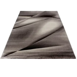 Miami Kortluvet tæppe Abstrakt - Brun