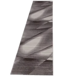 Miami Kortluvet Tæppeløber Abstrakt - Brun