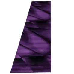 Miami Kortluvet Tæppeløber Abstrakt - Lilla